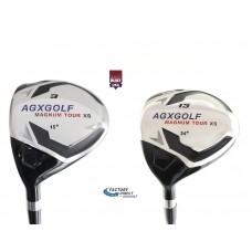 AGXGOLF Ladies Left Hand Edition, Magnum XS #3 & #13 FAIRWAY WOOD (15 & 34 Degree) w/Free Head Cover: Available in - ALL SIZES. Additional Fairway Wood Options! 